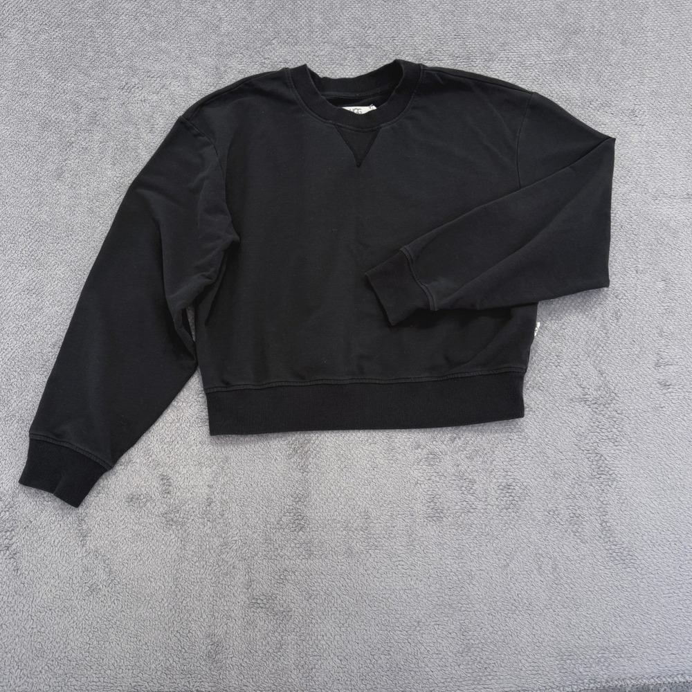 UGG Sweatshirt Womens M Black Crewneck Long Sleeve Pullover 1131445